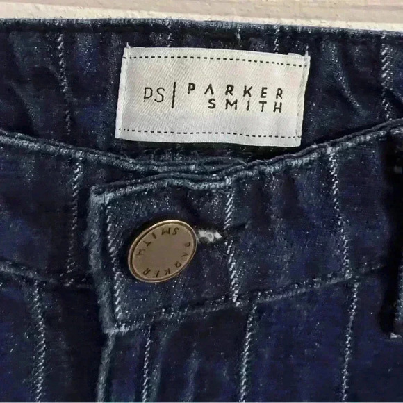 Parker Smith "Tori" denim trouser with a pinstripe pattern, size 26 casual - Picture 6 of 9